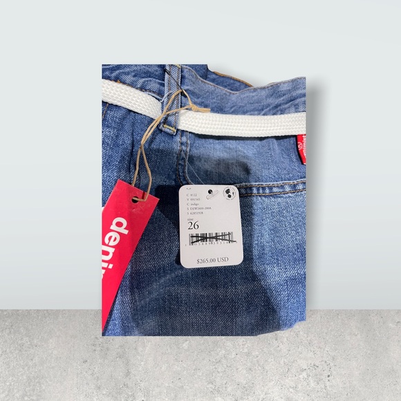 New Free People x Denimist Harper Shoelace Jeans sz 26 - Picture 5 of 5